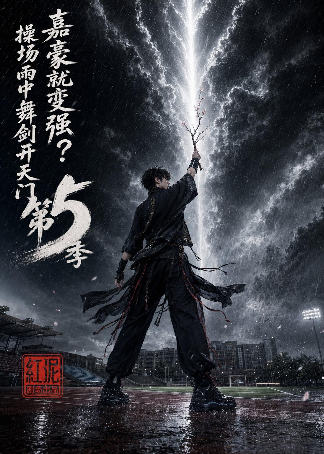 嘉豪就变强？操场雨中舞剑开天门第5季